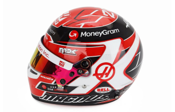 BELL HELMET Team Moneygram Haas N 20 F1 Vf-23 Kevin Magnussen (2023), Red Black