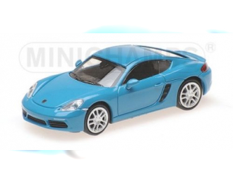 PORSCHE 718 CAYMAN - 2016 - TURQOISE/BLUE