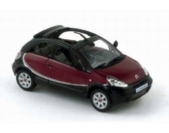 CITROEN C3 Pluriel Charleston (2008), бордовый с черным