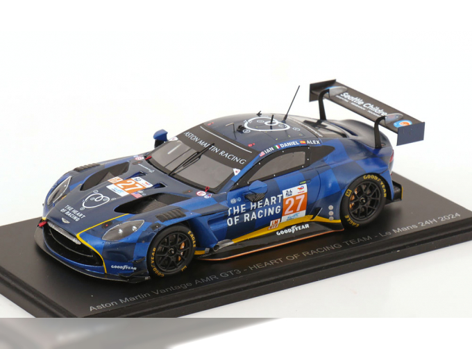 ASTON MARTIN Vantage AMR GT3 №27 24h Le Mans, James/Macinelli/Riberas (2024)
