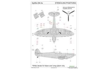 Сборная модель американский истребитель Spitfire Mk. IIa (Weekend)
