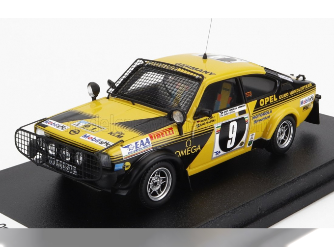 OPEL Kadett Gt/e (night Version) N9 Rally Safari (1976) W.Rohrl - C.Billstam, yellow black