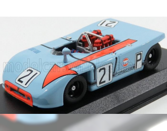 PORSCHE 908/03 №21 1000km Nurburgring (1970) Rodriguez - Kinnunen, Light Blue Orange