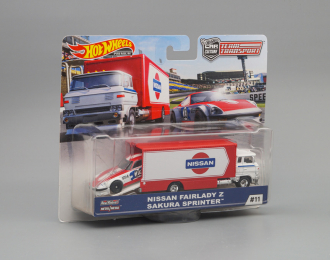 FORD - Truck With Nissan Fairlady Z #23 Sakura Sprinter 1970 / 2-Car Set