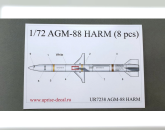 Декаль для AGM-88 HARM