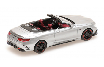 BRABUS 850 MERCEDES AMG S 63 S CLASS CABRIOLET 2016 SILVER