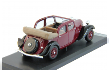 CITROEN 11B Decouvrable (1938), cherry / black