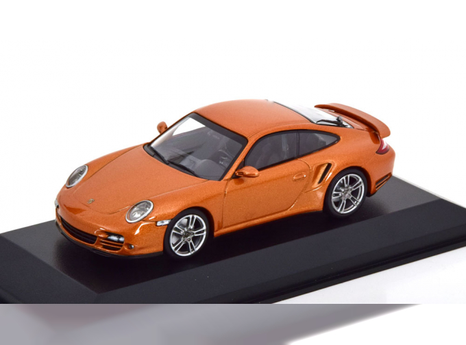 PORSCHE 911 (997) Turbo Coupe (2009), orange-metallic