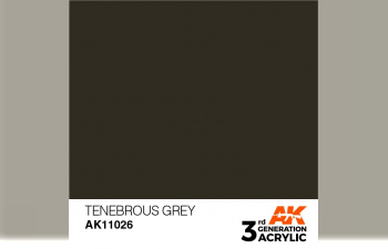 Краска акриловая 3rd Generation Tenebrous Grey 17ml