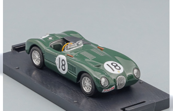 JAGUAR C-type 3.4l Team Jaguar Cars Ltd N18 Winner 24h Le Mans (1953) T.Rolt - D.Hamilton, British Racing Green