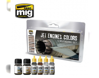 JET ENGINES COLORS AND WEATHERING SET