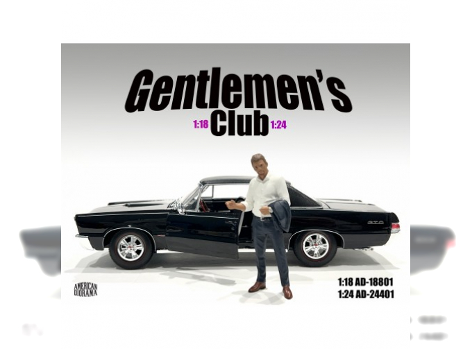 FIGURES Man Gentlemen's Club-1, Blue White