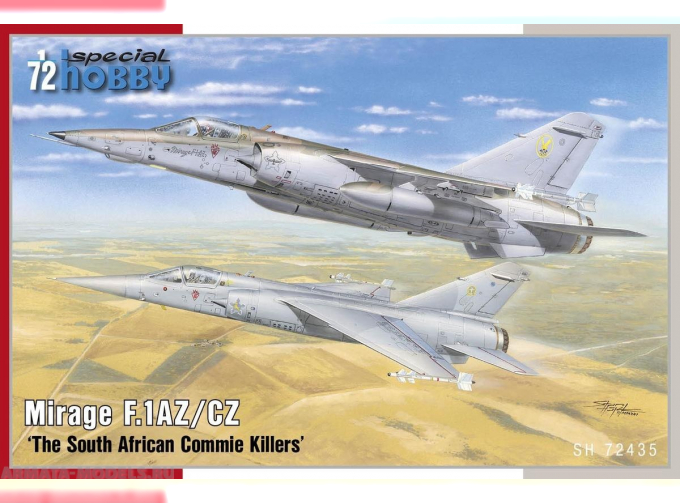 Сборная модель Mirage F.1AZ/CZ ‘The South African Commie Killers’