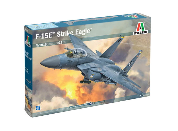 Сборная модель McDONNEL DOUGLAS F-15e Strike Eagle Military Airplane (1986)