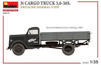 Сборная модель OPEL 3t Cargo 3,6 Truck 2-assi (1940)