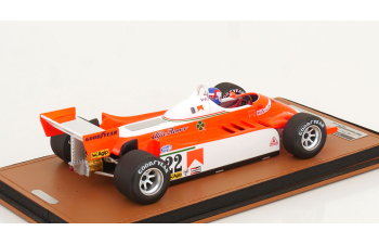 ALFA ROMEO F1 179 №22 Monaco Gp (with Pilot Figure) Patrick Depailler (1980), White Red