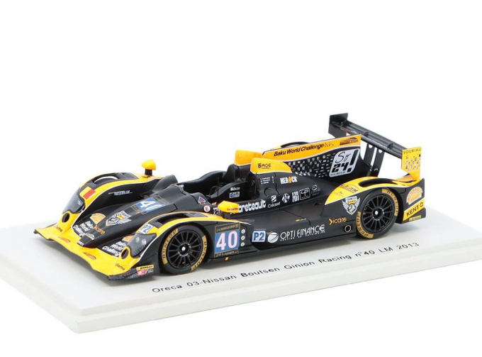 ORECA 03 - Nissan #40 Boutsen Ginion Racing №40 LM (2013) T. Dagoneau / M. Downs / R. Younessi