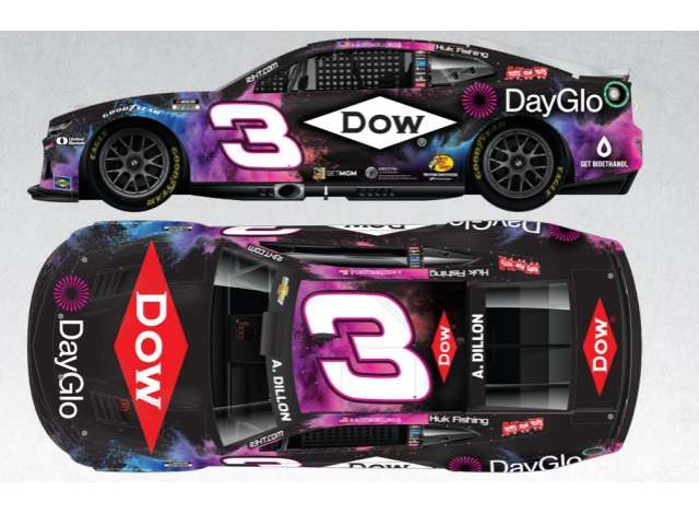 Chevrolet #3 Austin Dillon *Dow DayGlo* various 2025