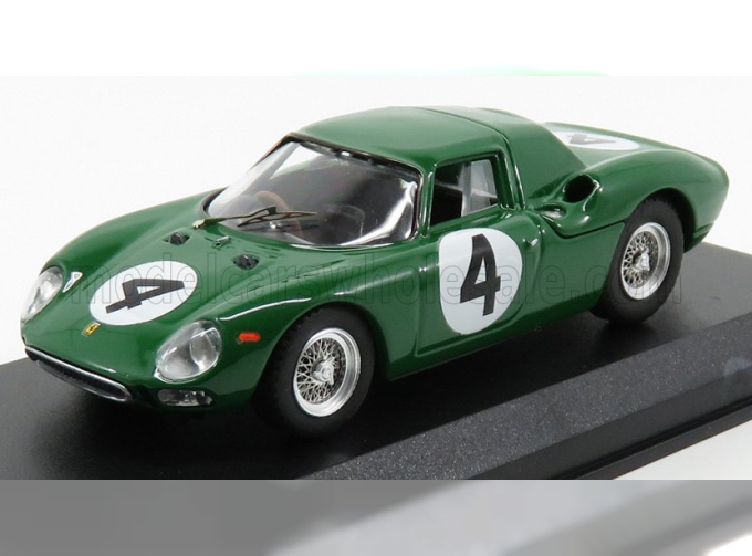 FERRARI 250lm N4 2nd International Tourist Trophy (1964) D.Piper, Green