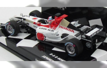 BAR F1 006 Honda N 10 Gp Japan 2004 T.sato, White Red