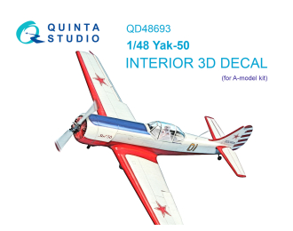 3D Декаль интерьера кабины Як-50 (A-model)
