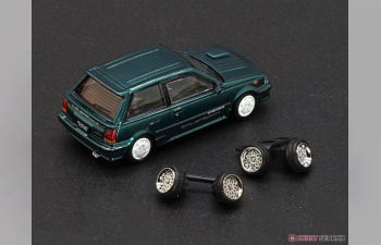 TOYOTA Starlet Turbo S EP71 (1988), green