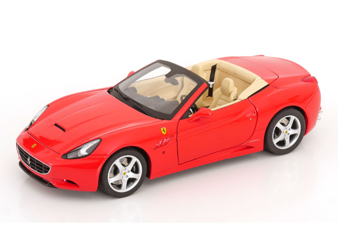 FERRARI California Convertible with removable Hardtop, scuderia-red