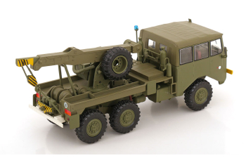 BERLIET TBU Military crane truck, olive-green