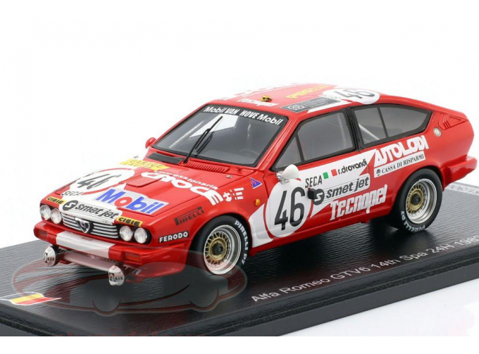 ALFA ROMEO Alfetta GTV6 №46 24h Spa Vittorio Ciardi, Renato Croce, Rinaldo Drovandi (1982)