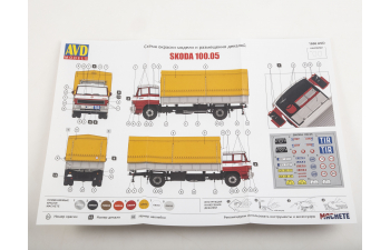 Сборная модель SKODA 100.05 бортовой с тентом