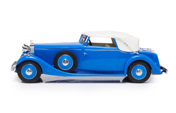 HISPANO SUIZA J12 Drophead-Coupé Fernandez Darrin roof closed (1934), blue