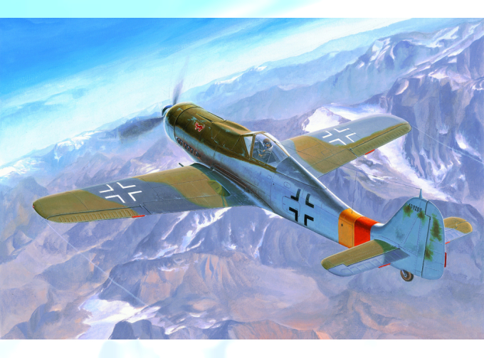 Сборная модель Немецкий высотный истребитель Focke-Wulf FW 190D-9