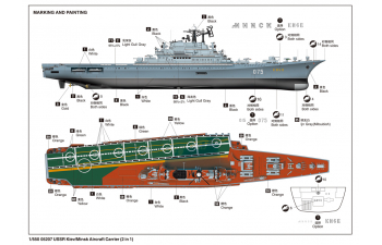 Сборная модель Авианосец "Минск" ("Киев")