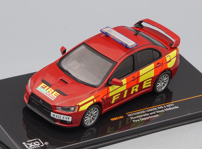 MITSUBISHI LANCER EVO X "Humberside and West Midlands Fire Department" 2011