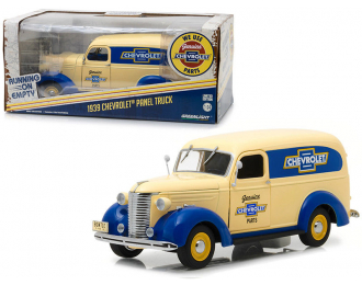 CHEVROLET "Genuine Chevrolet Parts" (1939), yellow / blue