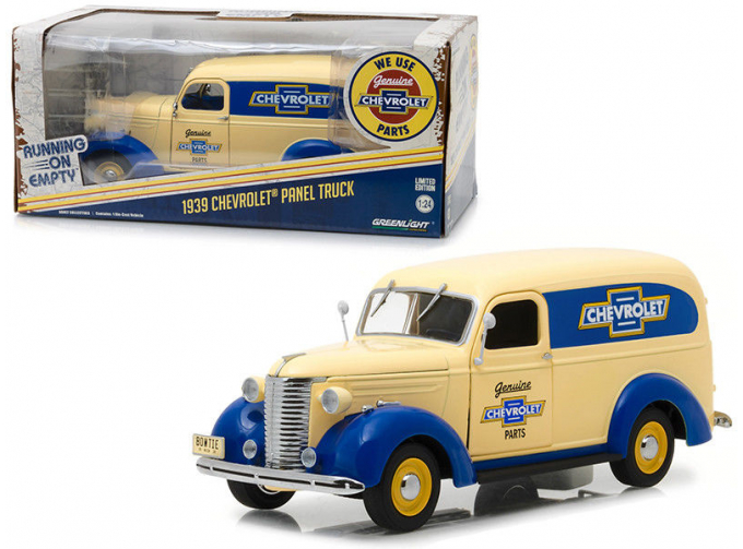 CHEVROLET "Genuine Chevrolet Parts" (1939), yellow / blue