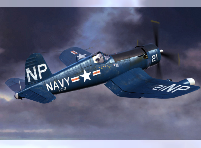 Сборная модель Самолет F4U-5N Corsair early version