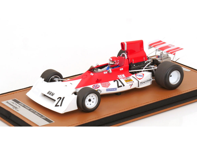 BRM F1 P160e №21 Monza Italy Gp Niki Lauda (with Pilot Figure) (1973) , White Red