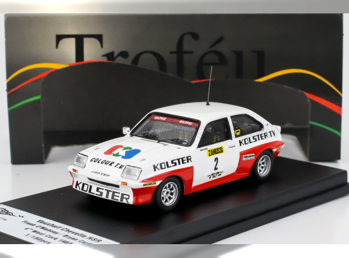 VAUXHALL Chevette Hsr №2 Rally West Cork (1983) Frank O'mahony - Bryan Curtin, White Red