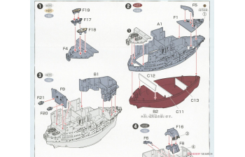 Сборная модель Chibimaru Ship Akagi