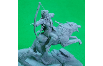 Сборная модель Миниатюра "Василиса на волке"