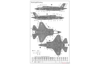 Сборная модель F-35B Lightning II (VMFA-121)