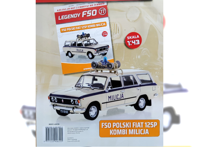 FSO Polski FIAT 125P Kombi Milicja, Kultowe Legendy FSO 77