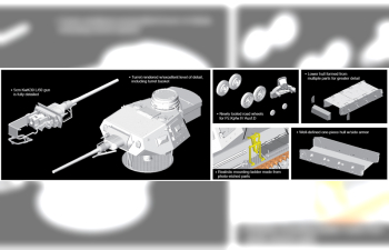 Сборная модель Германский танк Pz.Kpfw.IV Ausf.D w/5cm L/60