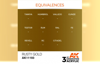 Краска акриловая 3rd Generation Rusty Gold 17ml