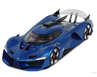 ALPINE AlpenGlow HY6 Concept Car (2024), blue