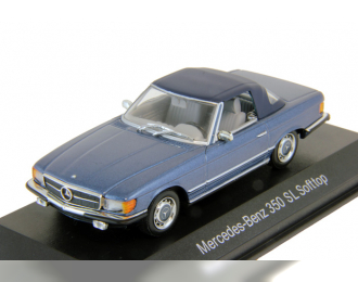 MERCEDES-BENZ 350SL Soft top, blue