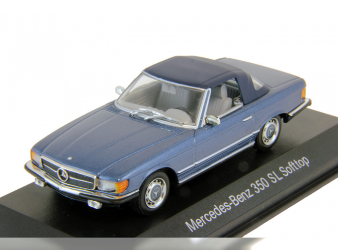 MERCEDES-BENZ 350SL Soft top, blue