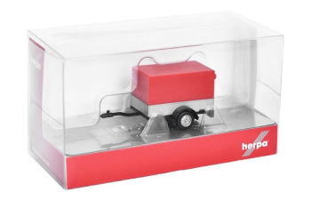 Прицеп с тентом для легковых автомобилей, красный