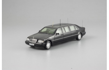 MERCEDES-BENZ S500 Pullman Guard W140 Президент Б.Ельцин - Серия ГОН, black